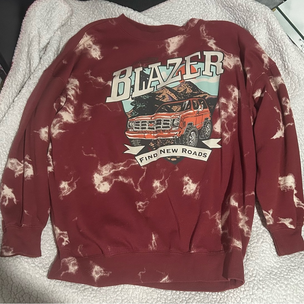 Red Graphic Men's Sweater